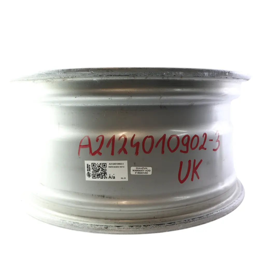 Alloy Wheel Rim 5-Double Spoke 17" ET:48 8J to Mercedes W212 Silver with Part number A2124010902 Mercedes W212 Silver Alloy Wheel Rim 5-Double Spoke 17" ET:48 8J - SKU A2124010902-3 - Part number A2124010902