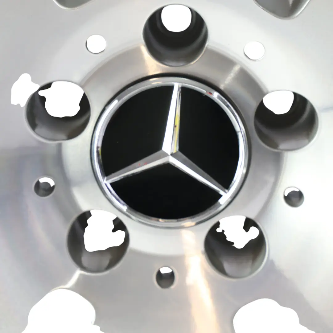 Axle Silver Alloy Wheel Rim 18" ET:54 9J to Mercedes W212 Rear with Part number A2124012402 Mercedes W212 Rear Axle Silver Alloy Wheel Rim 18" ET:54 9J - SKU A2124012402 - Part number A2124012402