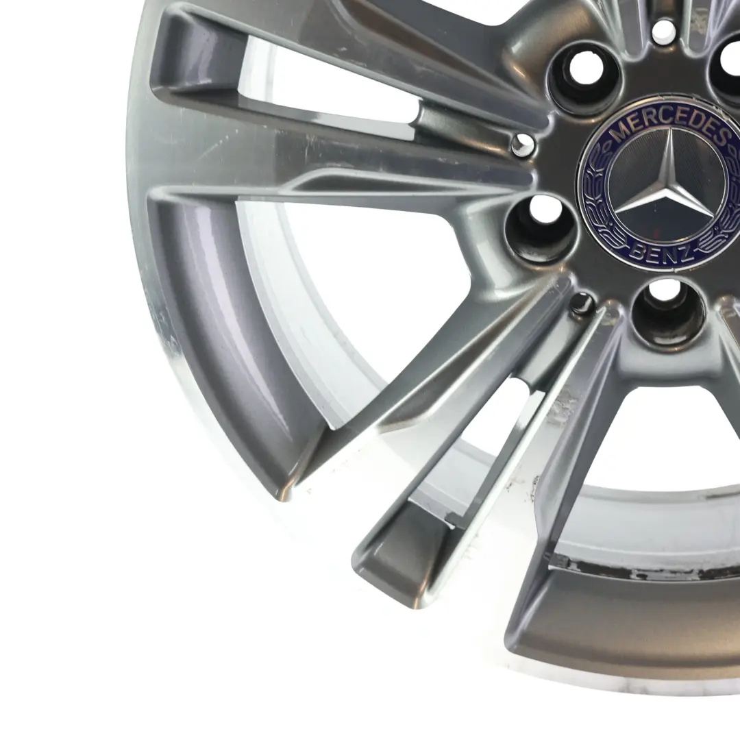 Llanta de aleación Mercedes W212 17" ET:48 8J 5 Radios dobles para con número de pieza A2124015602 Llanta de aleación Mercedes W212 17" ET:48 8J 5 Radios dobles - SKU A2124015602-1 - Número de pieza A2124015602
