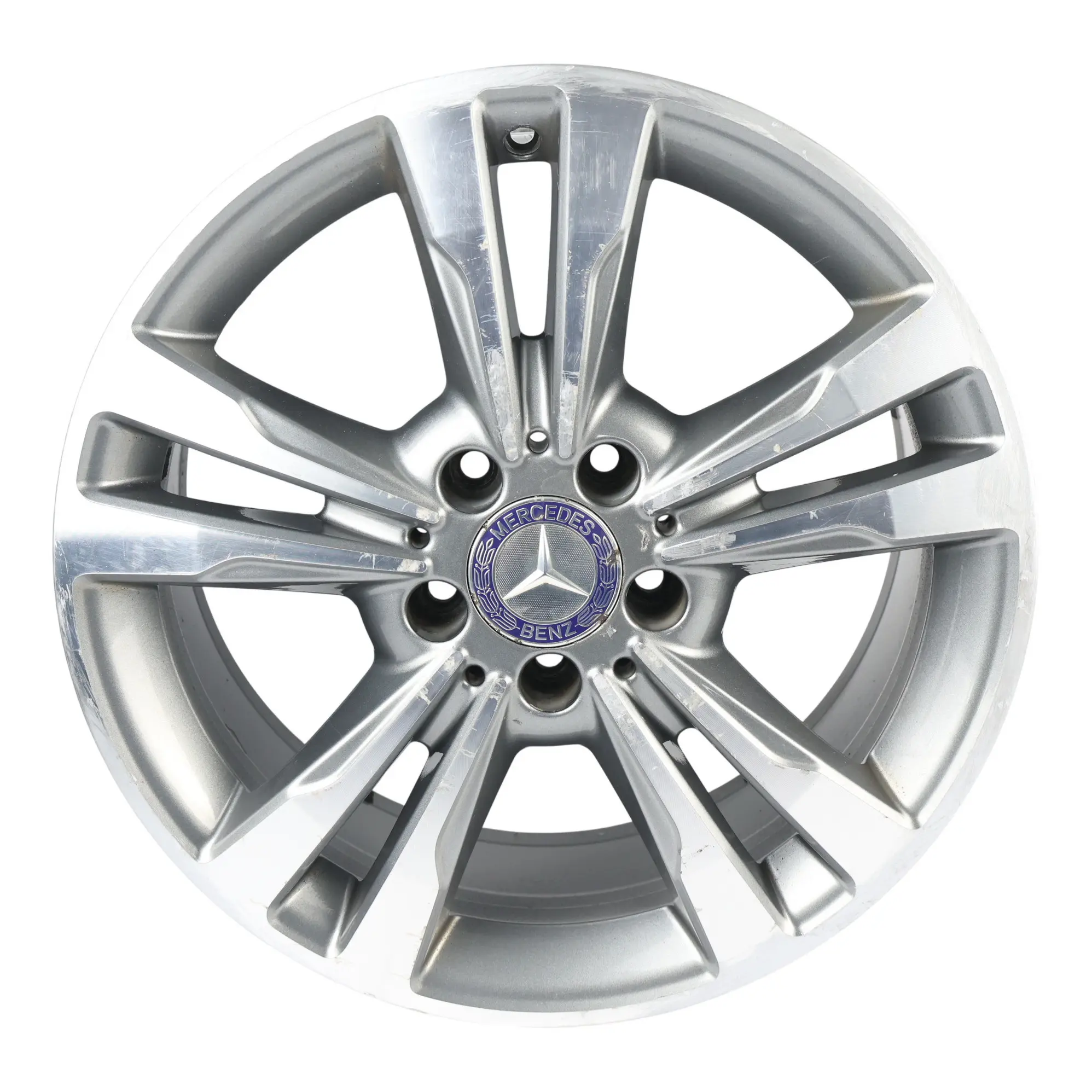 Mercedes W212 Alloy Wheel Rim 17" ET:48 8J 5 Double Spoke A2124015602