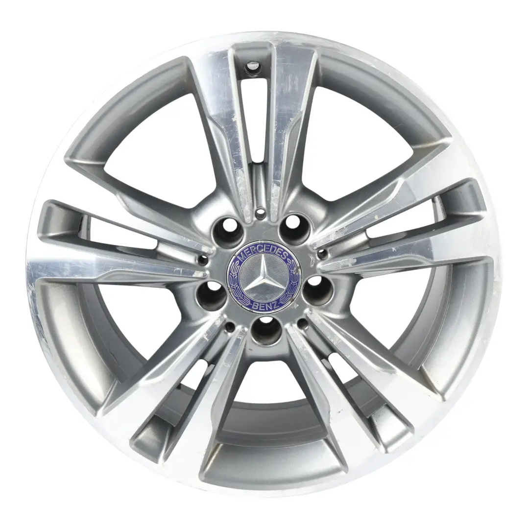  Llanta de aleación Mercedes W212 17" ET:48 8J 5 Radios dobles - SKU A2124015602-2 - Número de pieza A2124015602