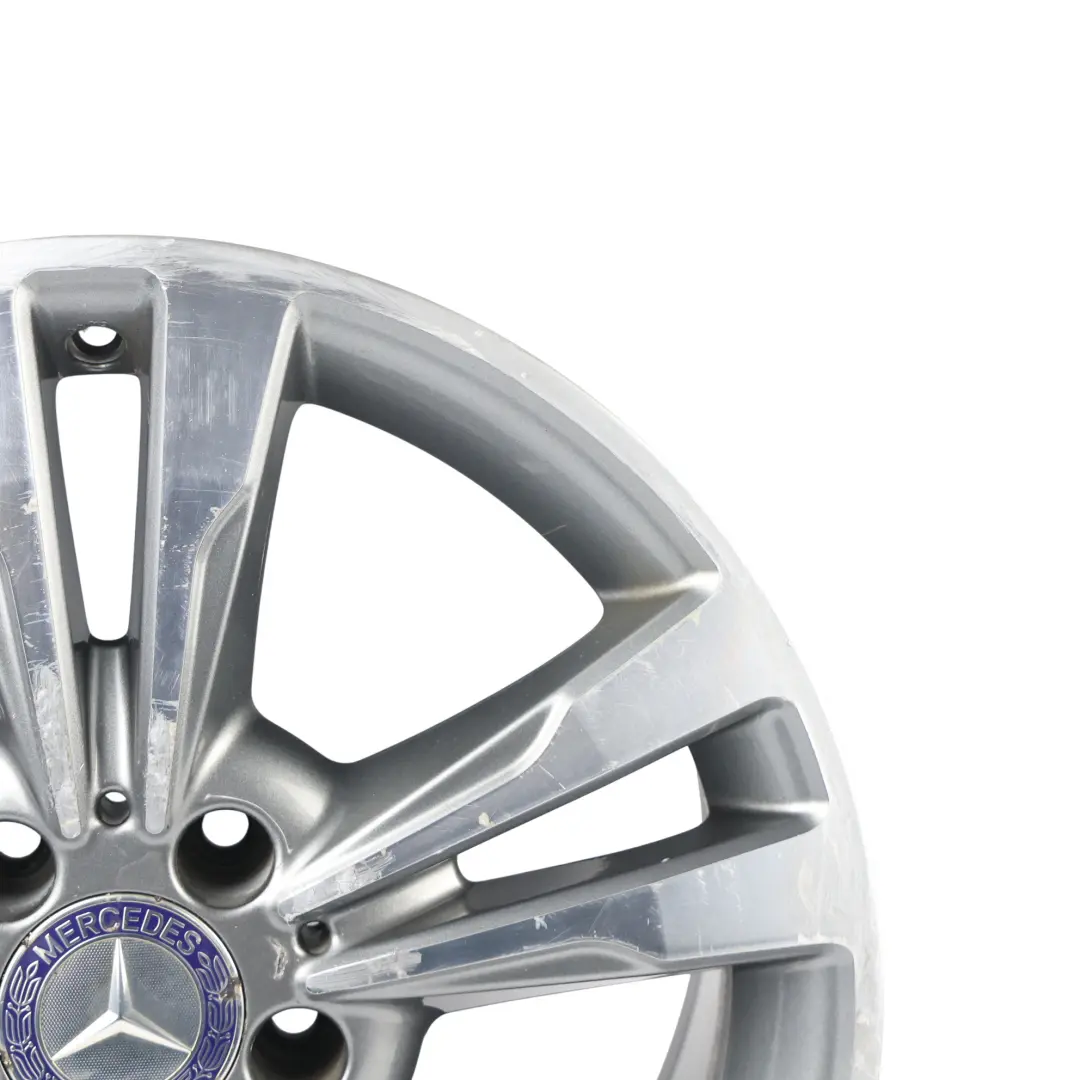  Llanta de aleación Mercedes W212 17" ET:48 8J 5 Radios dobles - SKU A2124015602-2 - Número de pieza A2124015602