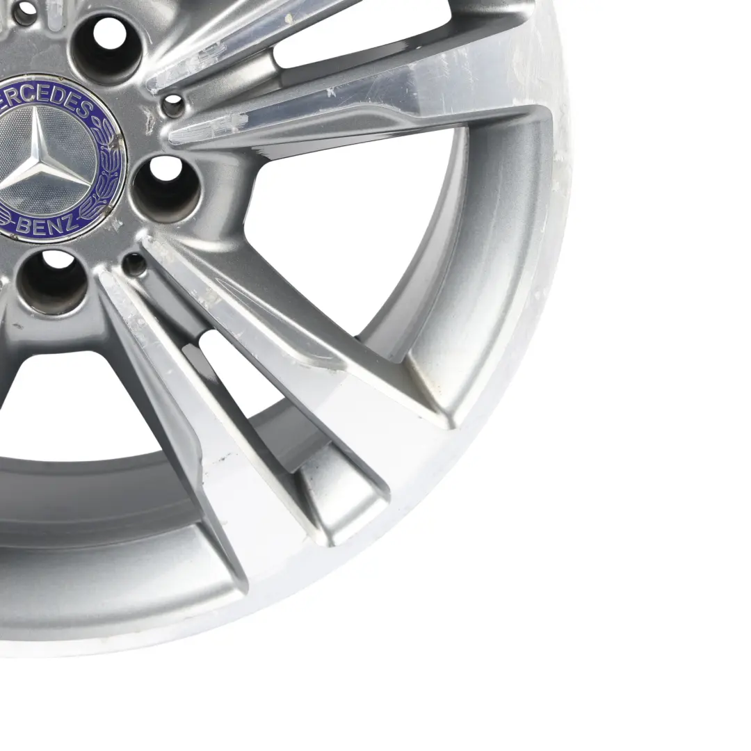  Llanta de aleación Mercedes W212 17" ET:48 8J 5 Radios dobles - SKU A2124015602-2 - Número de pieza A2124015602