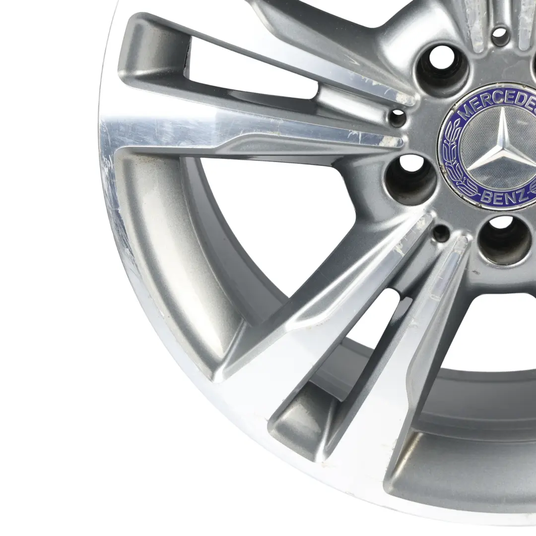  Llanta de aleación Mercedes W212 17" ET:48 8J 5 Radios dobles - SKU A2124015602-2 - Número de pieza A2124015602