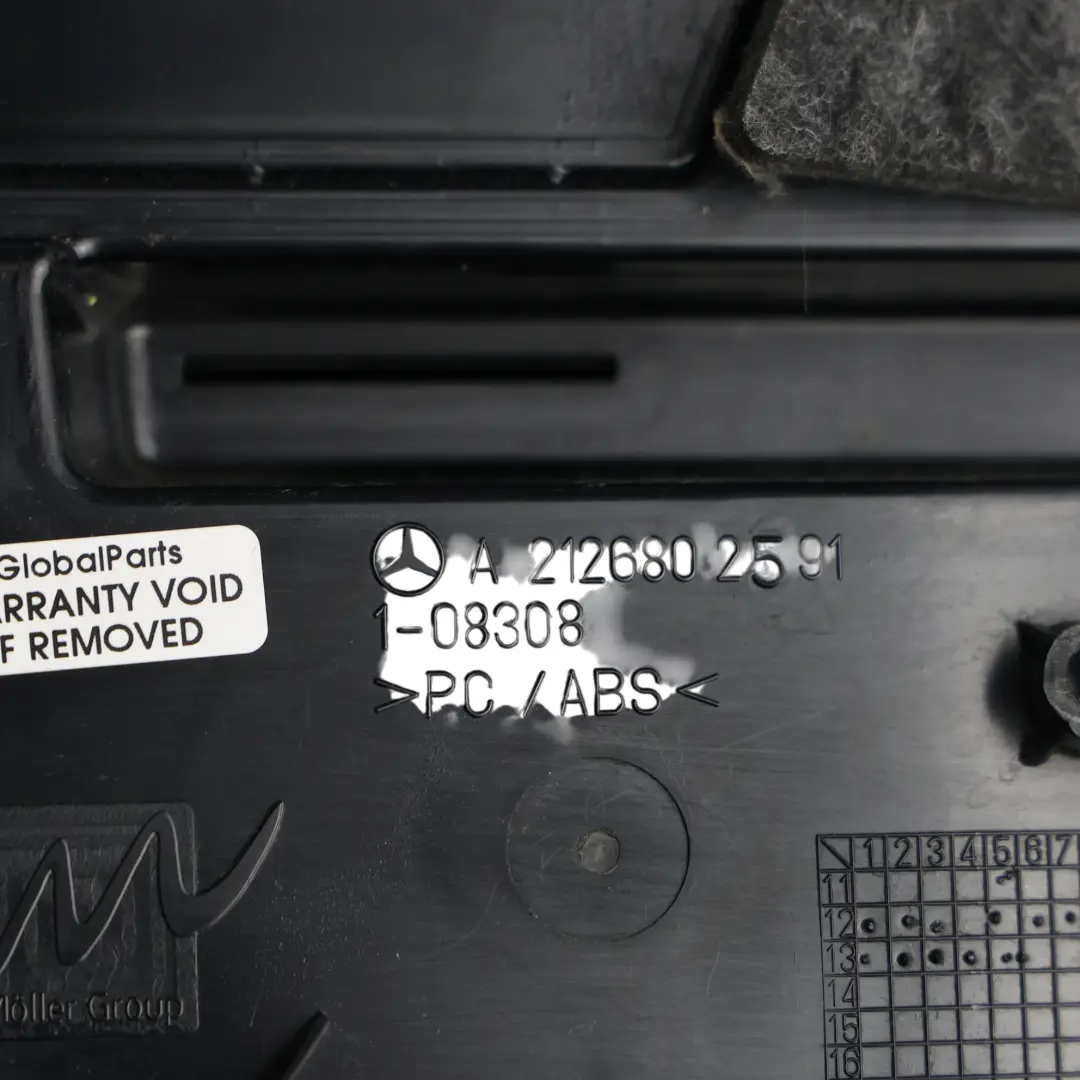 Mercedes W212 S212 Dashboard Glove Box Compartment Passenger Side - SKU RHD-A2126802591 - Part number A2126802591