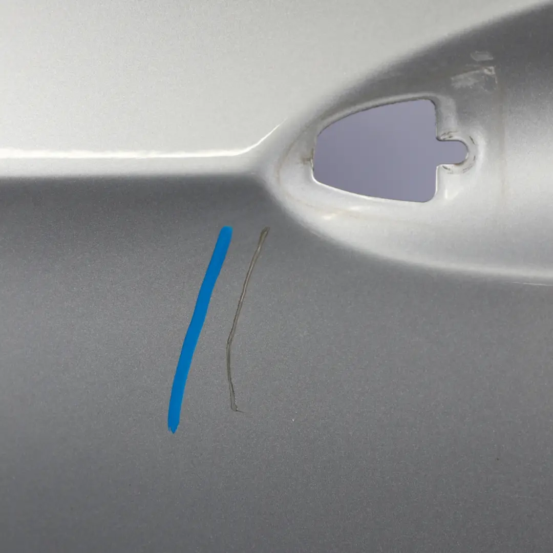 Mercedes W212 Door Front Left N/S Cover Panel Iridium Silver Metallic - 775 - SKU A2127200105-IRS - Part number A2127200105