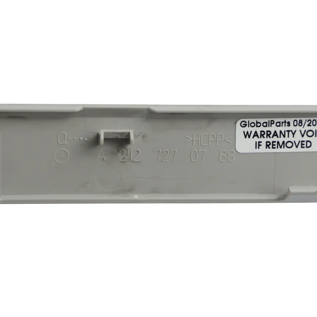 Mercedes W212 Door Card Front Left N/S Grab Handle Mount Grey - SKU A2127270788-1 - Part number A2127270788