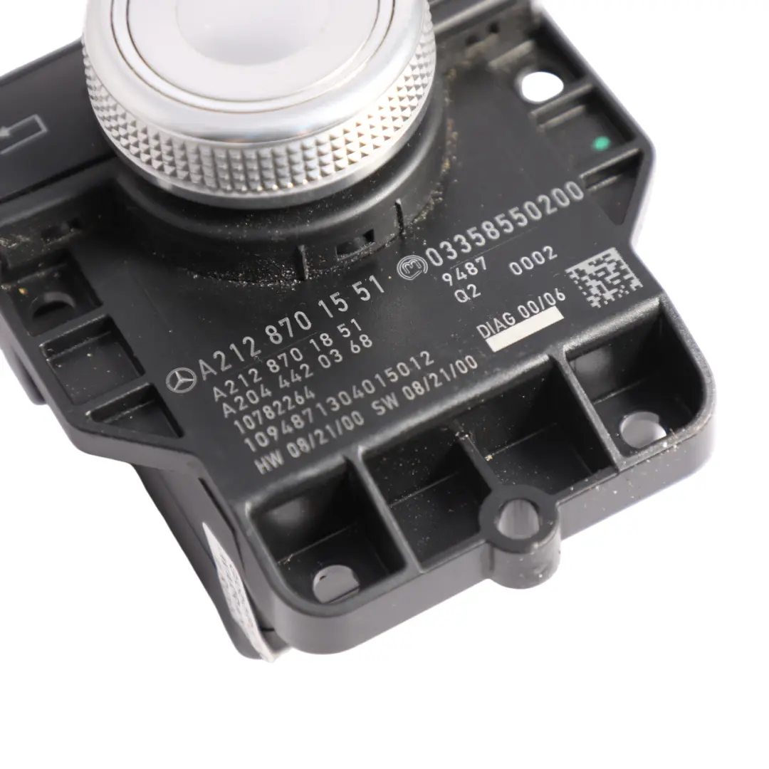 Multimedia Control Switch Assembly Panel to Mercedes W212 with Part number A2128701551 Mercedes W212 Multimedia Control Switch Assembly Panel - SKU A2128701551 - Part number A2128701551