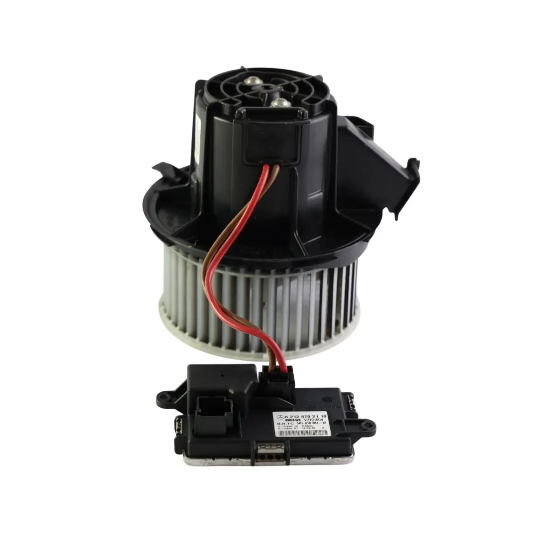 Mercedes W204 W207 W212 Heater Blower Motor With Resistor Regulator - SKU A2128702110-2 - Part number A2128702110