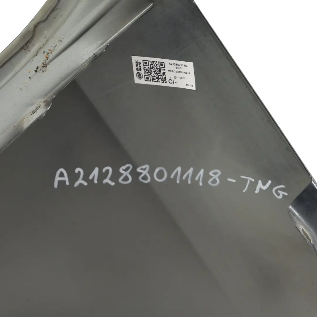 Mercedes W212 Side Wing Panel Front Left N/S Fender Tenorite Grey Metallic - 755 - SKU A2128801118-TNG - Part number A2128801118