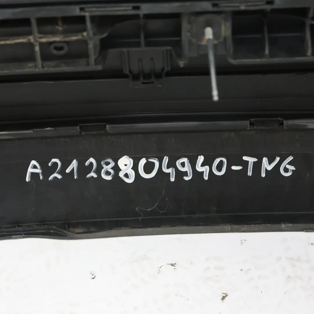 Bumper Avantgarde Trim Panel Tenorite Grey Metallic - 755 to Mercedes W212 Rear with Part number A2128804940 Mercedes W212 Rear Bumper Avantgarde Trim Panel Tenorite Grey Metallic - 755 - SKU A2128804940-TNG - Part number A2128804940