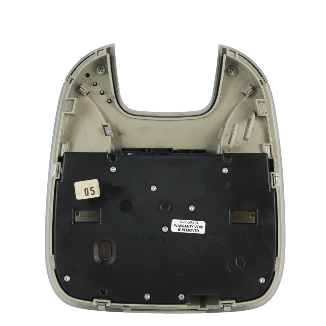 Innenraum Dach Leseleuchte Courtesy Lampe Orion Grau für Mercedes W220 mit Teilenummer A2158201101 Mercedes W220 Innenraum Dach Leseleuchte Courtesy Lampe Orion Grau - SKU A2158201101 - Teilenummer A2158201101