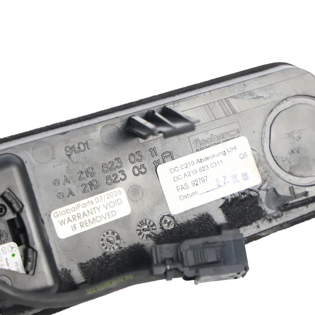 Centre Console Phone Holder Base to Mercedes CLS C219 with Part number A2198230311 Mercedes CLS C219 Centre Console Phone Holder Base - SKU A2198230311 - Part number A2198230311