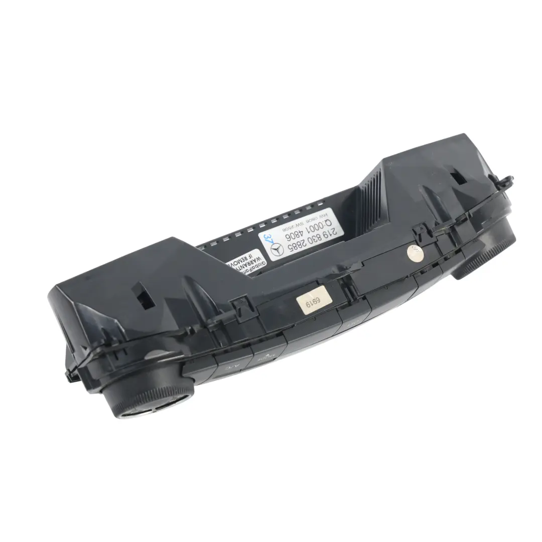 Mercedes CLS C219 Climate Control Heater AC Panel - SKU A2198302885 - Part number A2198302885