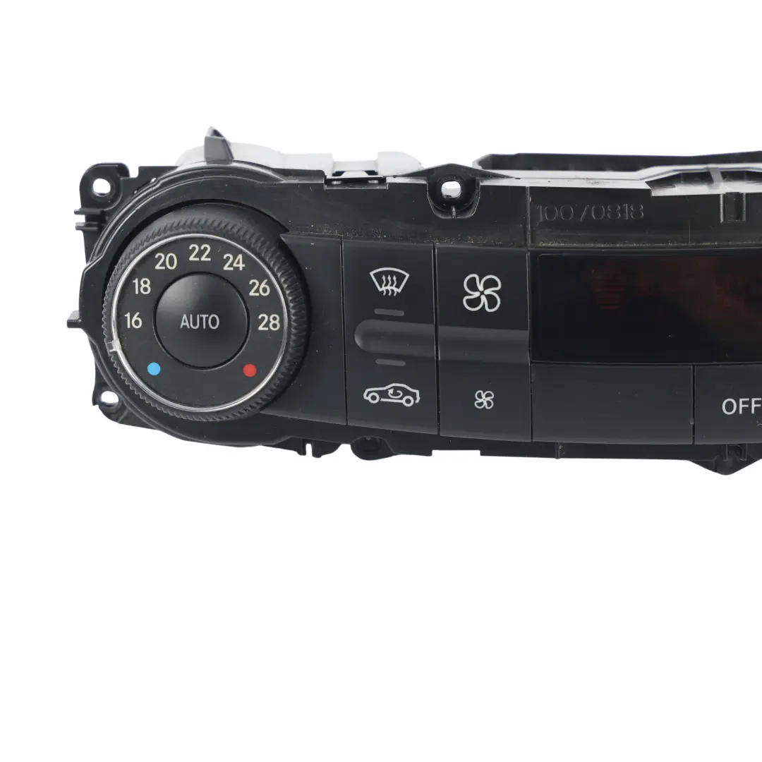 Climate Control Heater AC Panel to Mercedes CLS C219 with Part number A2198302885 Mercedes CLS C219 Climate Control Heater AC Panel - SKU A2198302885 - Part number A2198302885