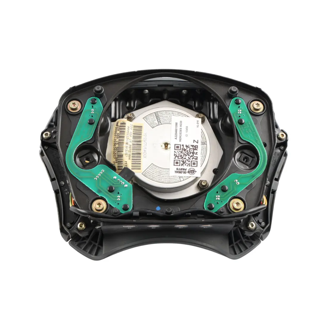Steering Wheel Air Module Driver's Side to Mercedes C215 W220 with Part number A2204601598 Mercedes C215 W220 Steering Wheel Air Module Driver's Side - SKU A2204601598 - Part number A2204601598