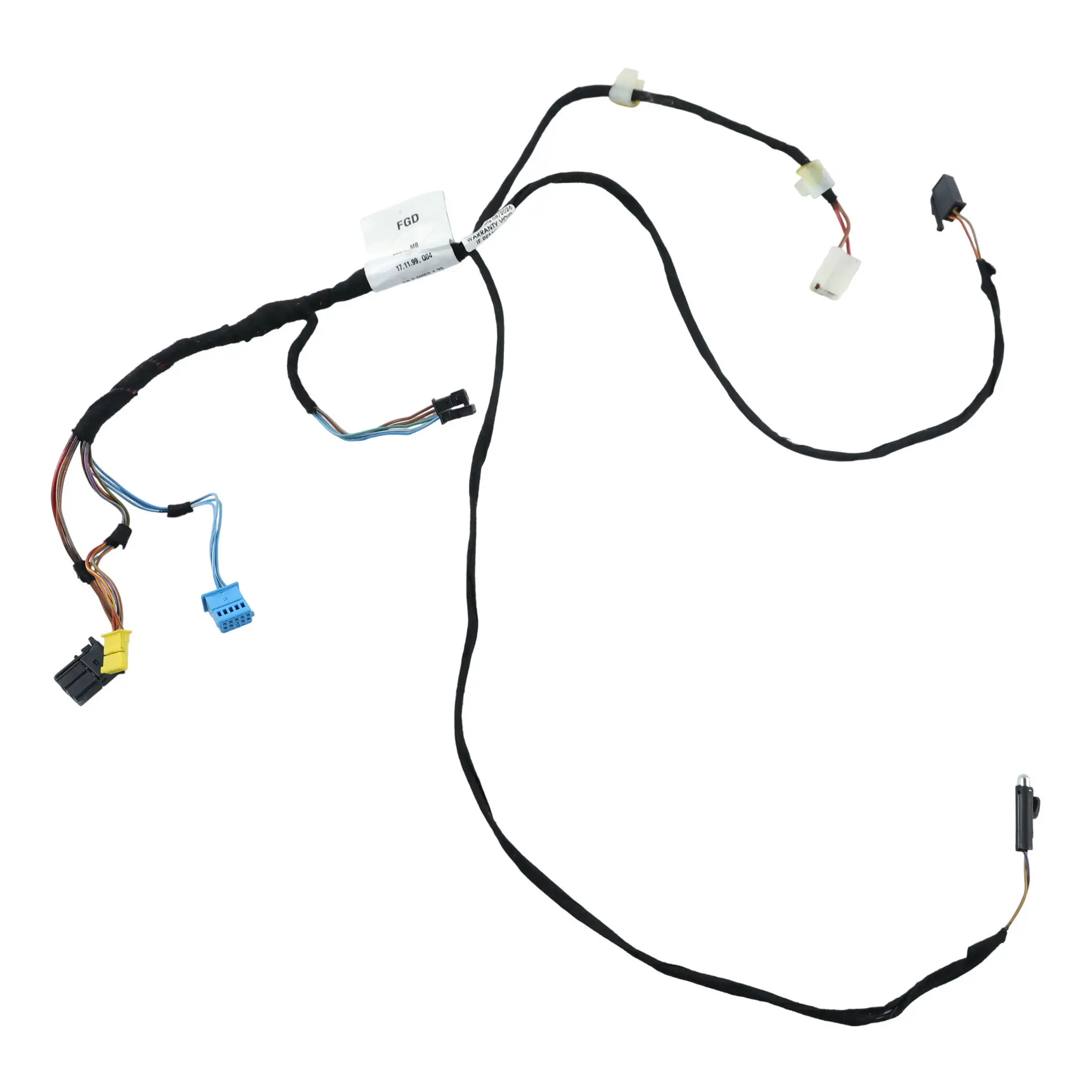Mercedes W220 Door Wiring Harness Rear Left N/S Cable A2205404508