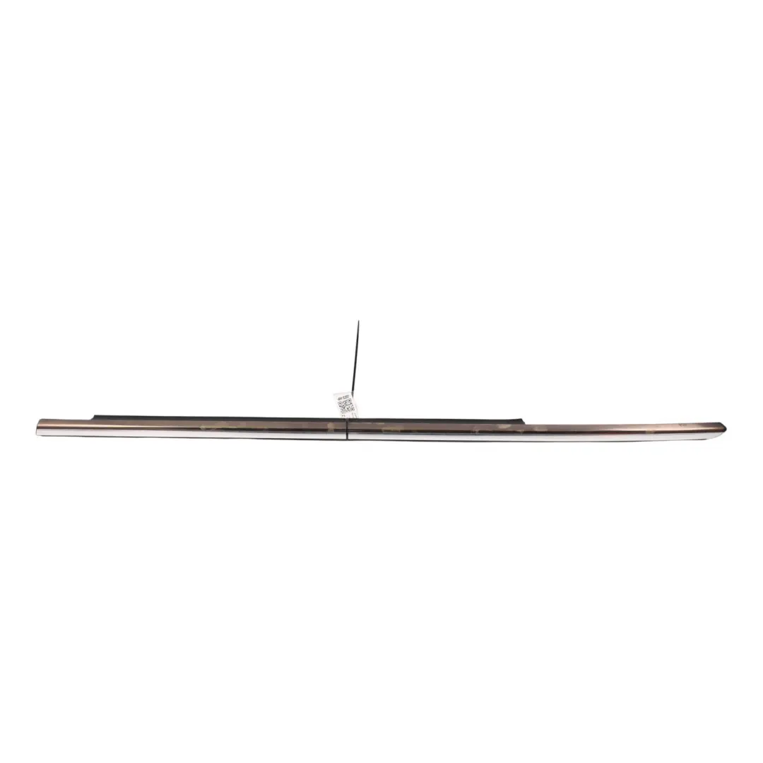 Door Edge Trim Strip Bar Chrome Left N/S to Mercedes W220 Rear with Part number A2206900580 Mercedes W220 Rear Door Edge Trim Strip Bar Chrome Left N/S - SKU A2206900580 - Part number A2206900580