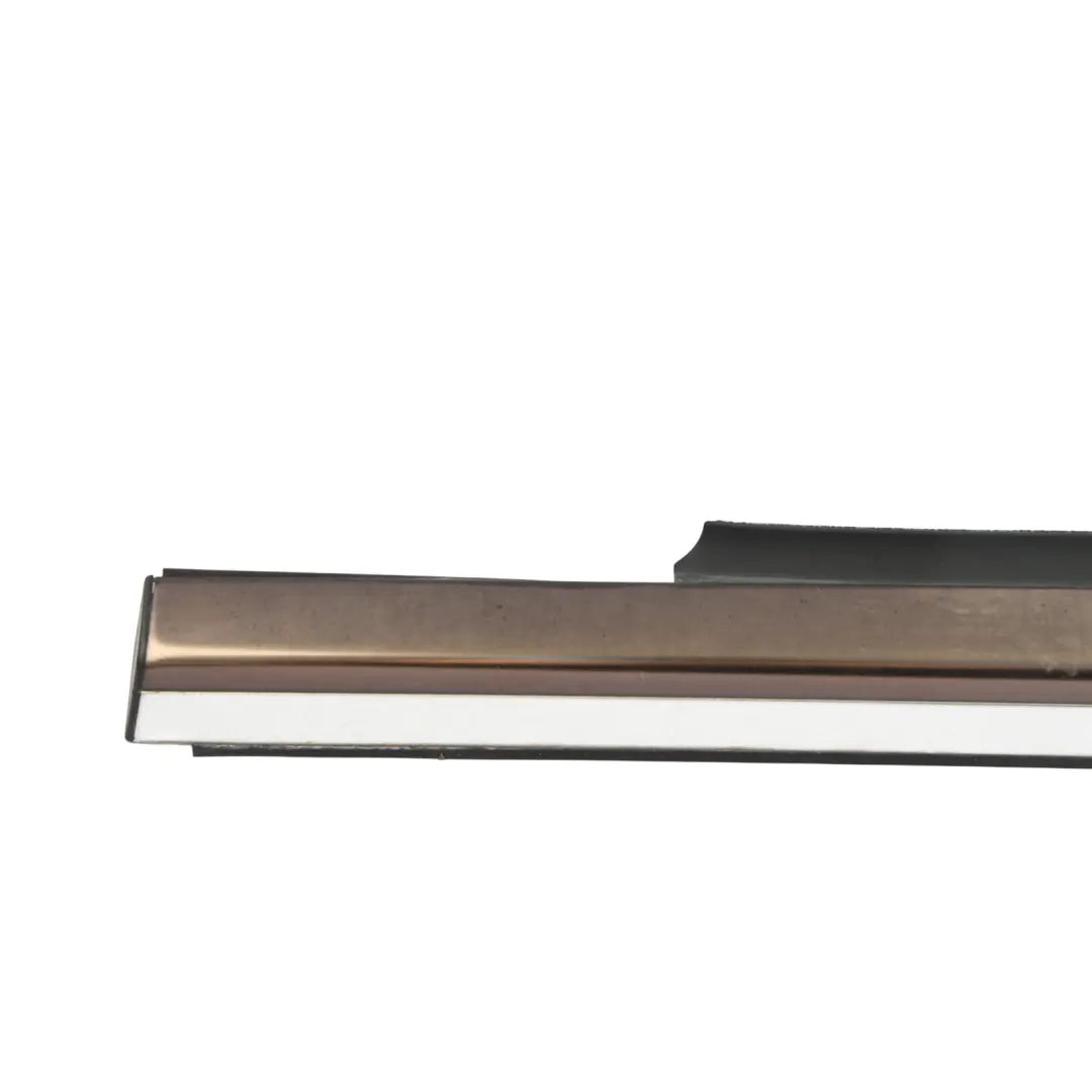 Door Edge Trim Strip Bar Chrome Left N/S to Mercedes W220 Rear with Part number A2206900580 Mercedes W220 Rear Door Edge Trim Strip Bar Chrome Left N/S - SKU A2206900580 - Part number A2206900580
