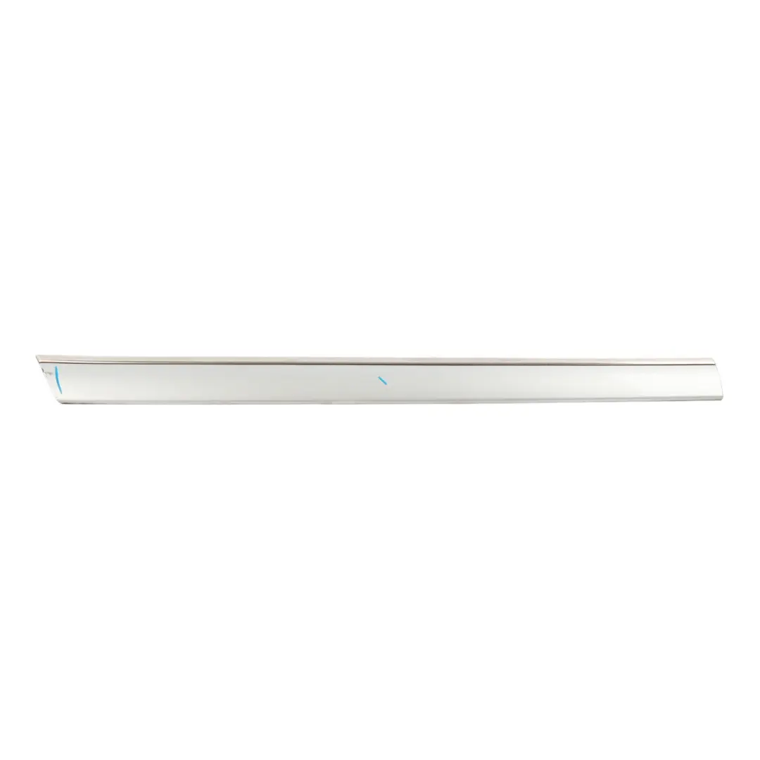 Door Moulding Trim Strip Right O/S Brilliant Silver - 9744 to Mercedes W220 Rear with Part number A2206901462 Mercedes W220 Rear Door Moulding Trim Strip Right O/S Brilliant Silver - 9744 - SKU A2206901462-BRS - Part number A2206901462
