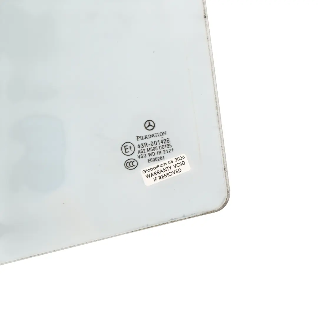 Mercedes W220 Rear Door Side Window Glass Glazing Left N/S AS2 - SKU A2207300318 - Part number A2207300318