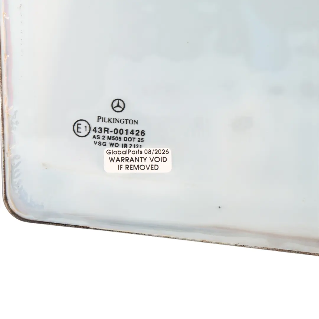 Mercedes W220 Rear Door Side Window Glass Glazing Right O/S AS2 - SKU A2207300418 - Part number A2207300418