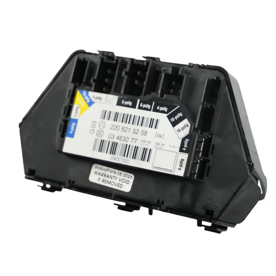 Mercedes W220 Panel Przełączników Regulacji Fotela Prawy Tył A2208213458 - SKU A2208215258 - Numer Części A2208215258