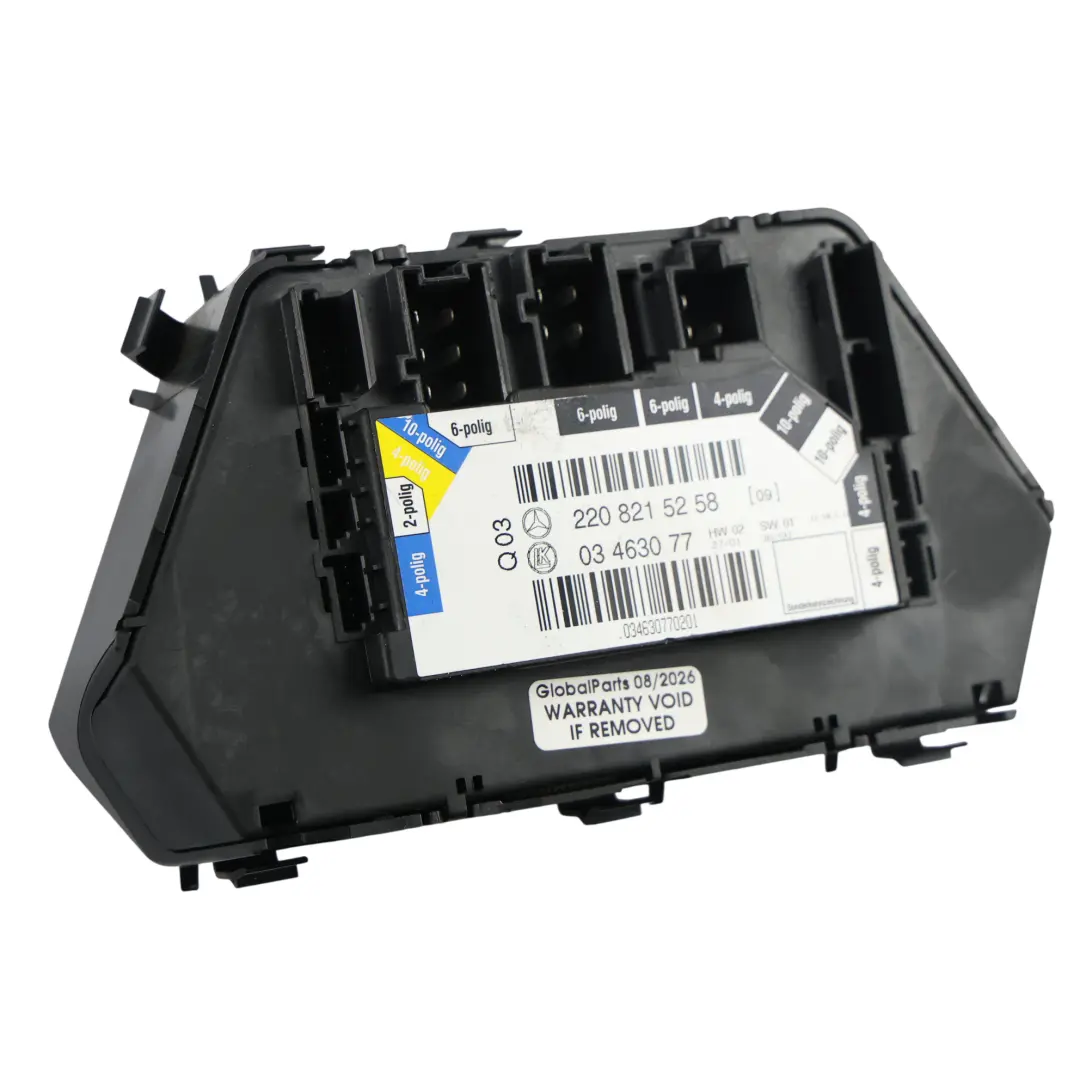 Adjustment Switch Panel Rear Door Right O/S A2208213458 to Mercedes W220 Seat with Part number A2208215258 Mercedes W220 Seat Adjustment Switch Panel Rear Door Right O/S A2208213458 - SKU A2208215258 - Part number A2208215258