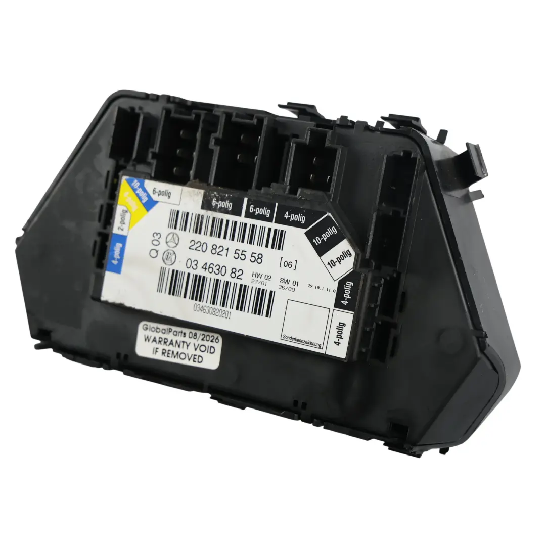 Adjustment Switch Panel Rear Door Left N/S to Mercedes W220 Seat with Part number A2208215558 Mercedes W220 Seat Adjustment Switch Panel Rear Door Left N/S - SKU RHD-A2208215558-1 - Part number A2208215558