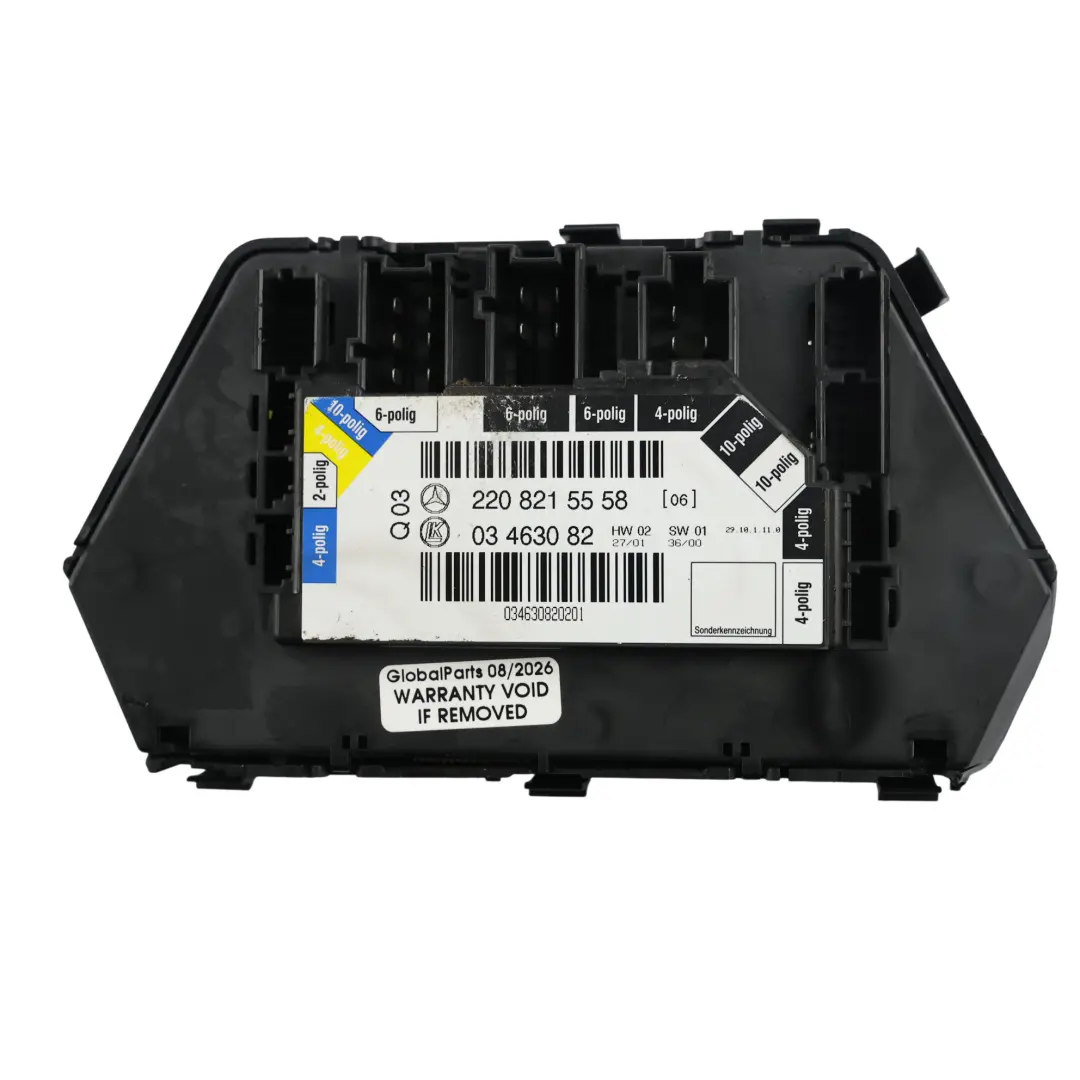 Adjustment Switch Panel Rear Door Left N/S to Mercedes W220 Seat with Part number A2208215558 Mercedes W220 Seat Adjustment Switch Panel Rear Door Left N/S - SKU RHD-A2208215558-1 - Part number A2208215558