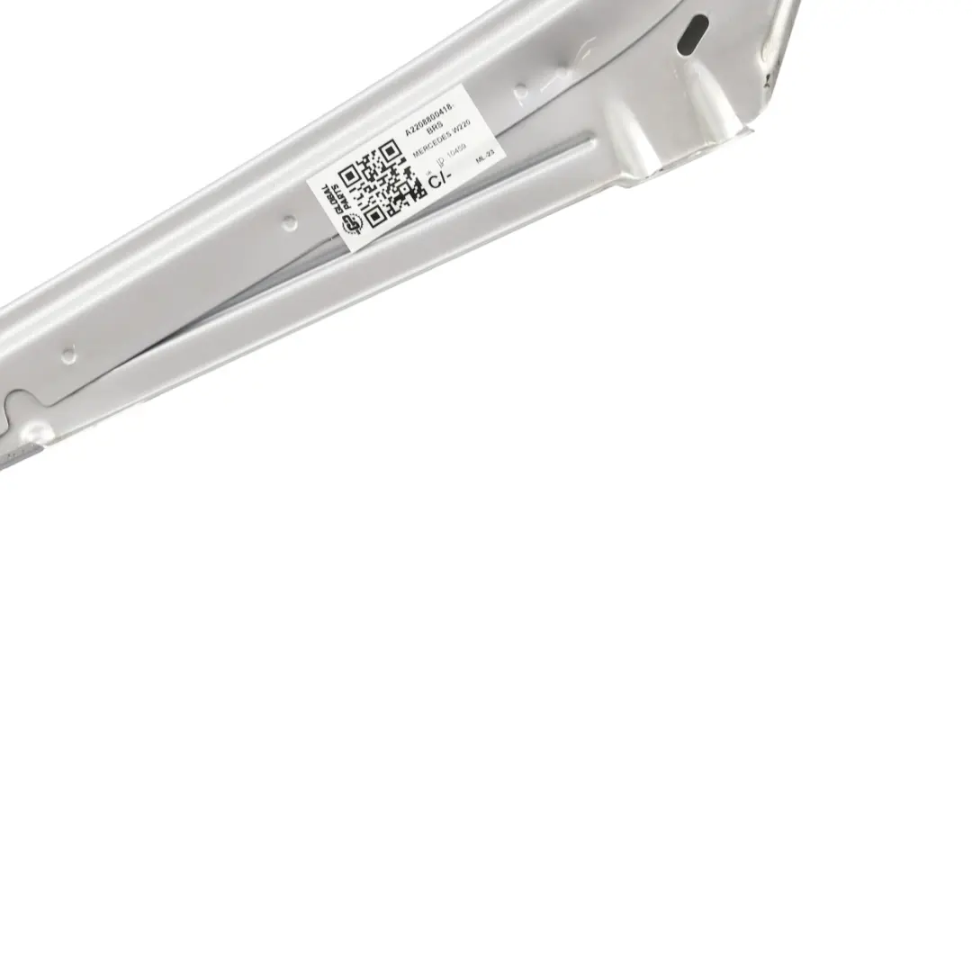 Front Right O/S Side Panel Wing Fender Brilliant Silver 9744 to Mercedes W220 with Part number A2208800418 Mercedes W220 Front Right O/S Side Panel Wing Fender Brilliant Silver 9744 - SKU A2208800418-BRS - Part number A2208800418