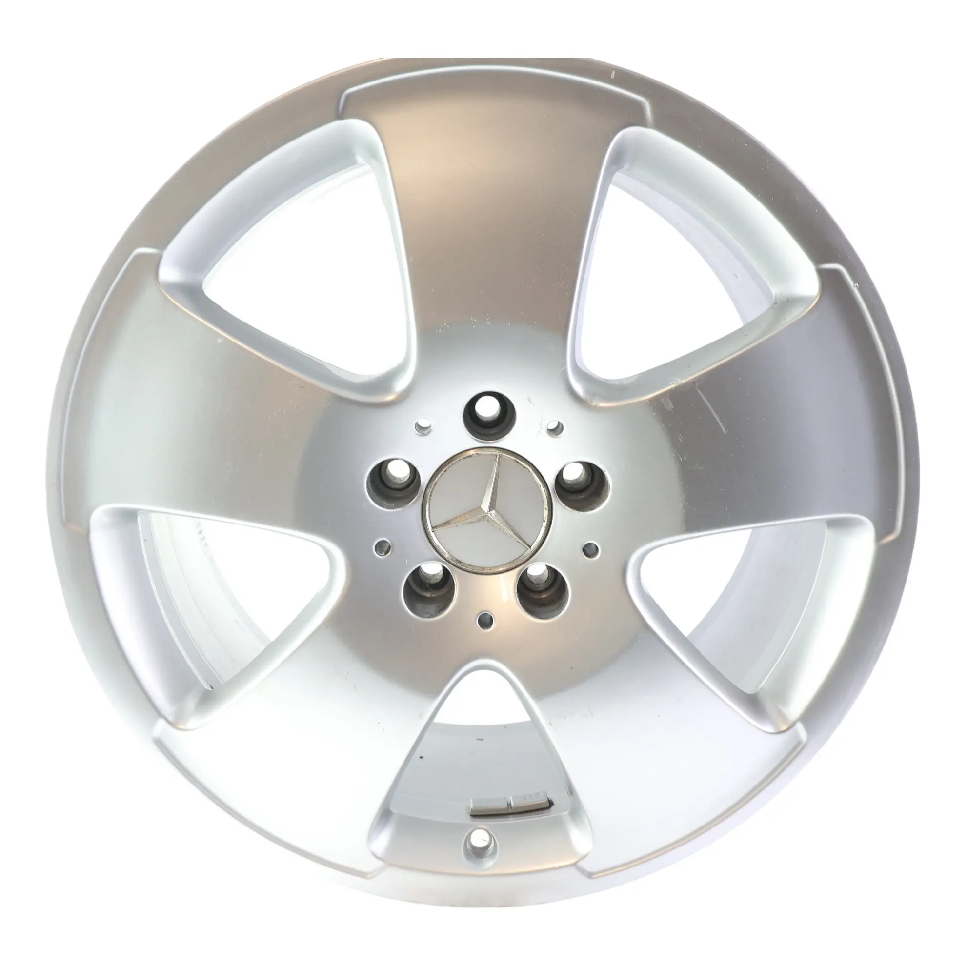 Mercedes W221 Silver Wheel Alloy Rim 18" 8,5J ET:43 5-Spoke A2214012102