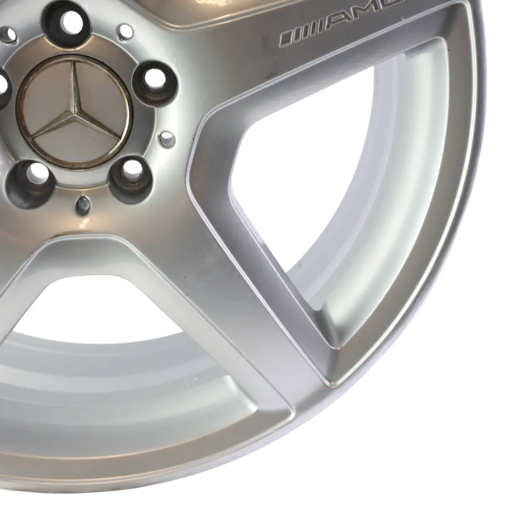 Alloy Wheel Rim 20" 8.5J ET:43 5 Spoke A2214012502 to Mercedes W221 AMG Silver with Part number A2214012402 Mercedes W221 AMG Silver Alloy Wheel Rim 20" 8.5J ET:43 5 Spoke A2214012502 - SKU A2214012402-1 - Part number A2214012402