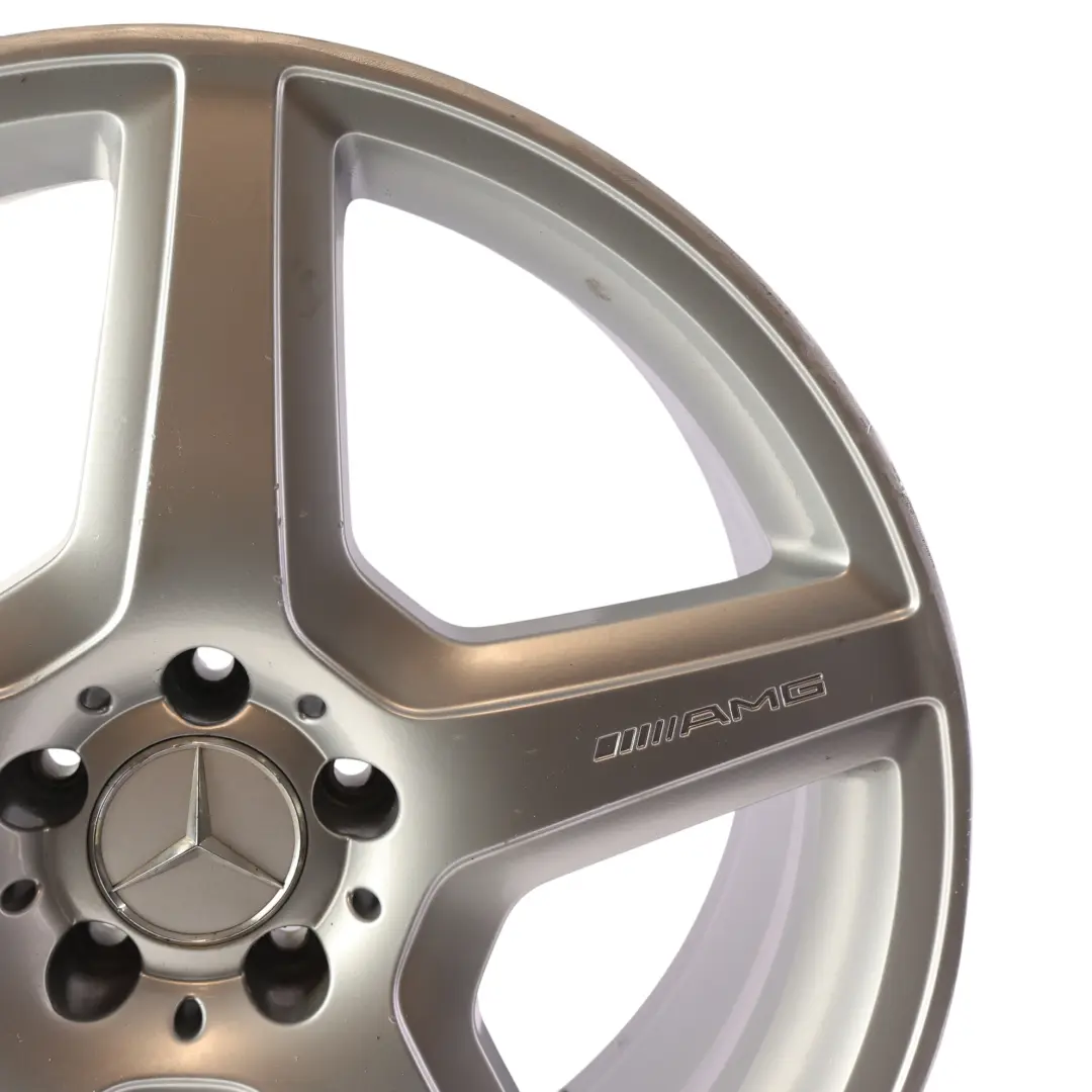 Alloy Wheel Rim 20" 9.5J ET:43 5 Spoke to Mercedes W221 AMG Silver with Part number A2214012502 Mercedes W221 AMG Silver Alloy Wheel Rim 20" 9.5J ET:43 5 Spoke - SKU A2214012502-1 - Part number A2214012502