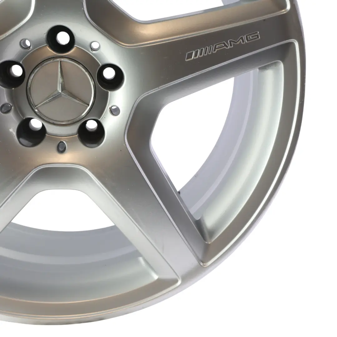 Mercedes W221 AMG Cerchione Lega Argento 20" 9.5J ET:43 5 Razze - SKU A2214012502-1 - Numero di parte A2214012502