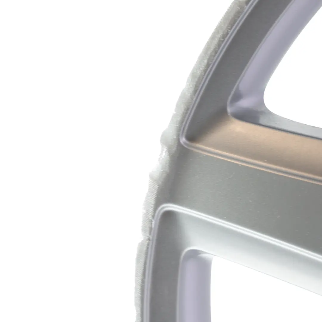 Mercedes W221 AMG Silver Alloy Wheel Rim 20" 9.5J ET:43 5 Spoke - SKU A2214012502-1 - Part number A2214012502