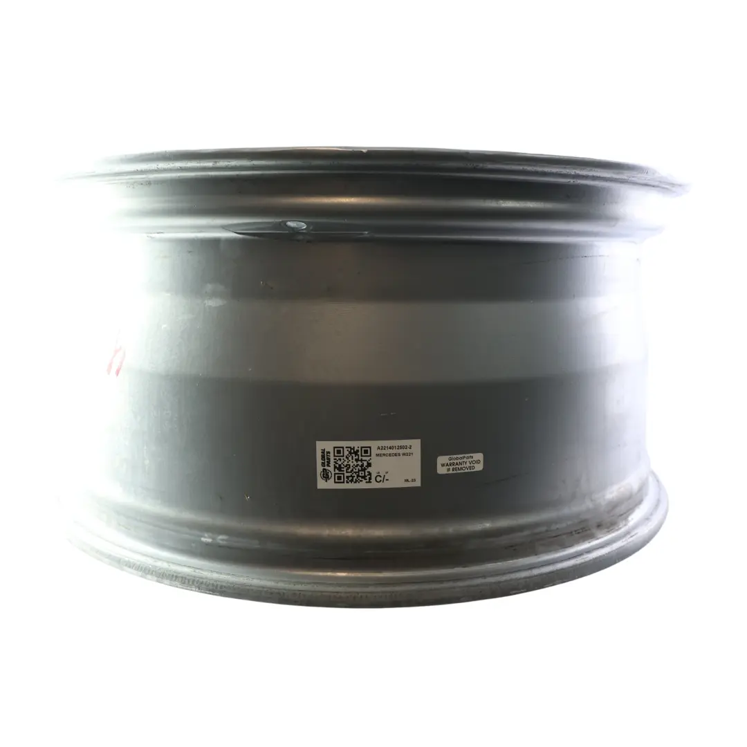 Mercedes W221 AMG Silver Alloy Wheel Rim 20" 8.5J ET:43 5x112 5-Spoke - SKU A2214012502-2 - Part number A2214012502