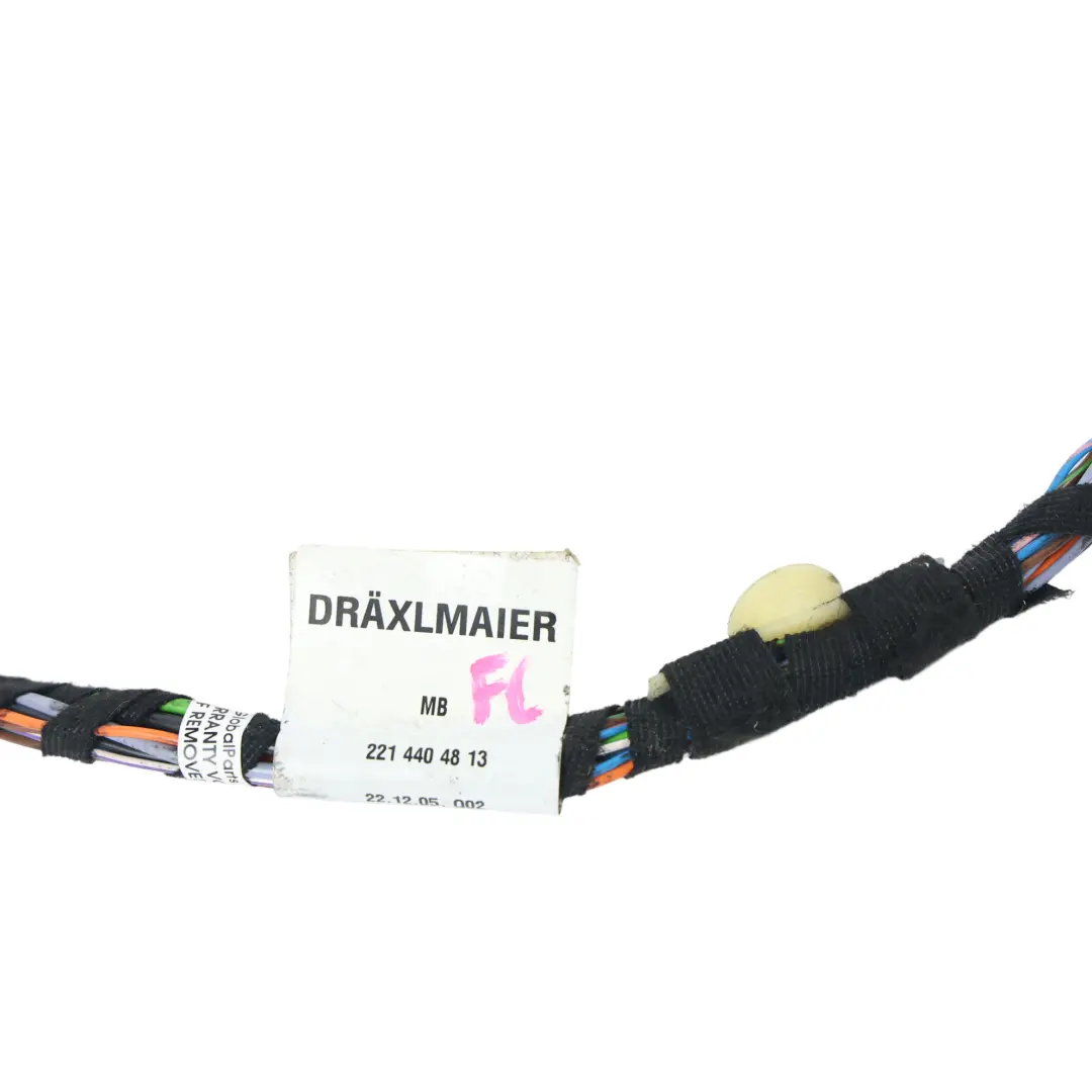 Mercedes W221 Door Wiring Harness Front Passenger Side - SKU RHD-A2214404813 - Part number A2214404813