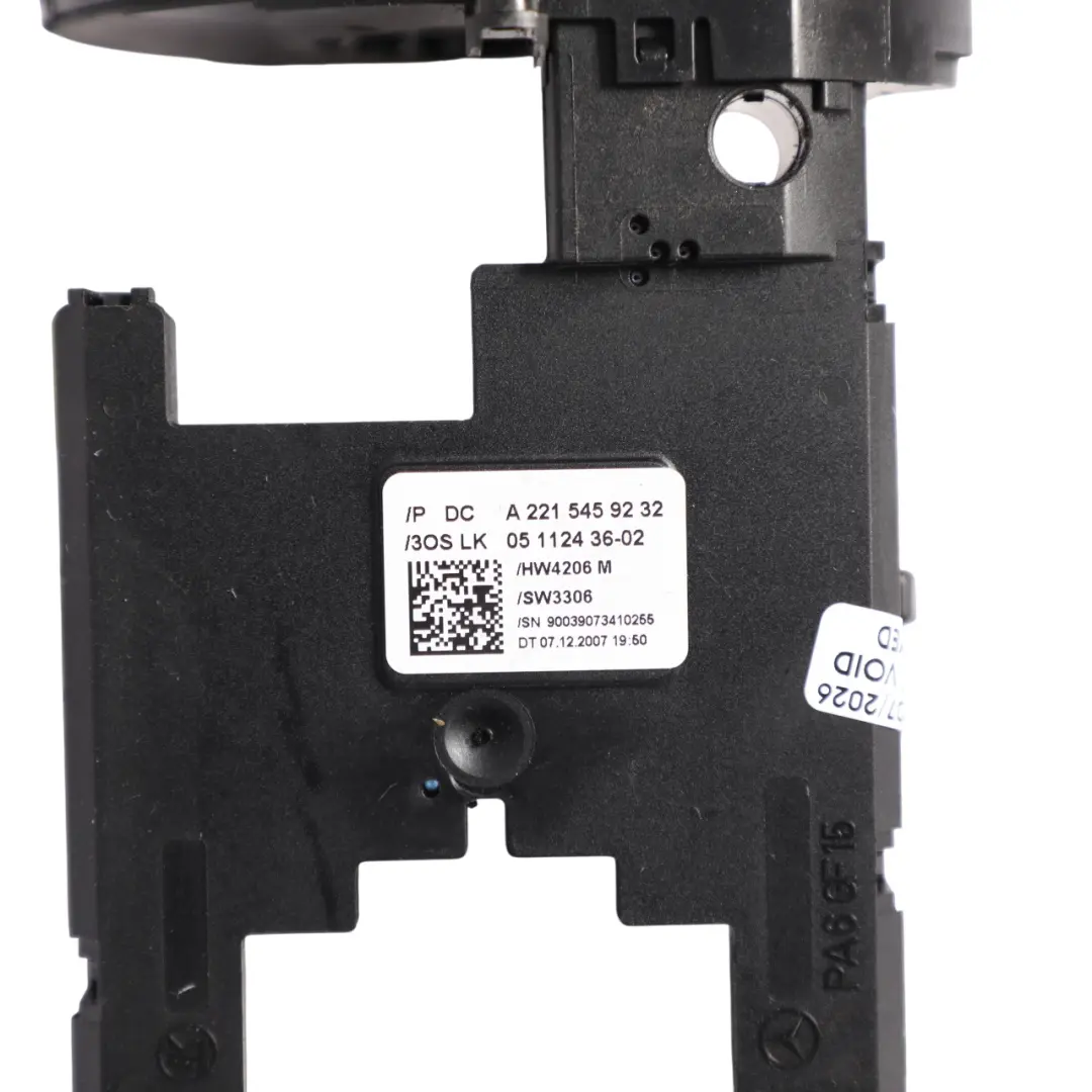 Clock Spring Squib Steering Wheel Angle Sensor to Mercedes W221 with Part number A2215459232 Mercedes W221 Clock Spring Squib Steering Wheel Angle Sensor - SKU A2215459232 - Part number A2215459232