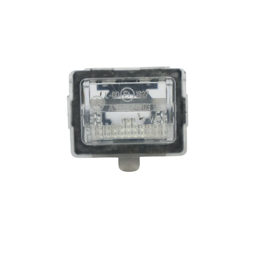Number Plate Light Lamp Left Right N/O/S to Mercedes W221 Rear with Part number A2218200356 Mercedes W221 Rear Number Plate Light Lamp Left Right N/O/S - SKU A2218200356 - Part number A2218200356
