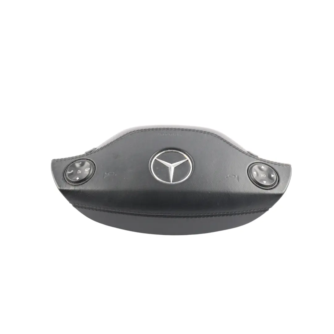 Steering Wheel Air Module Buttons Leather Black to Mercedes W221 with Part number A2218600502 Mercedes W221 Steering Wheel Air Module Buttons Leather Black - SKU A2218600502 - Part number A2218600502