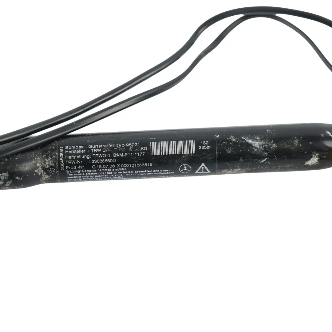 Boucle Ceinture Sécurité Avant Droit Prétensionneur pour Mercedes W221 à propos du numéro de pièce A2218601469 Mercedes W221 Boucle Ceinture Sécurité Avant Droit Prétensionneur - SKU A2218601469-2 - Numéro de pièce A2218601469
