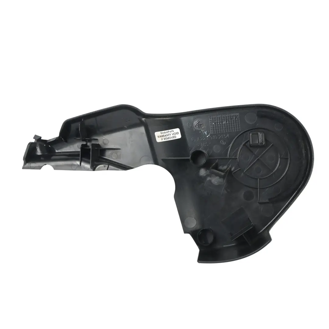 Mercedes W221 Front Inner Seat Trim Cover Panel Black Left N/S - SKU A2219102154 - Part number A2219102154