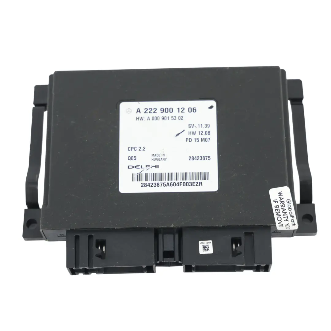 C300h Drivetrain Control Module Hybrid to Mercedes W205 with Part number A2229001206 Mercedes W205 C300h Drivetrain Control Module Hybrid - SKU A2229001206 - Part number A2229001206