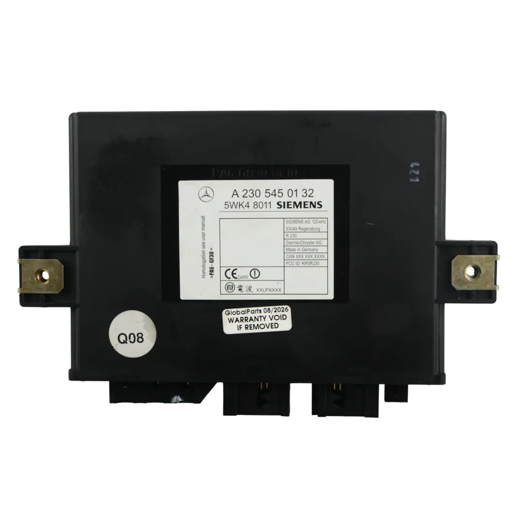 Mercedes C215 W220 R230 Keyless Entry Control Module ECU - SKU A2305450132 - Part number A2305450132