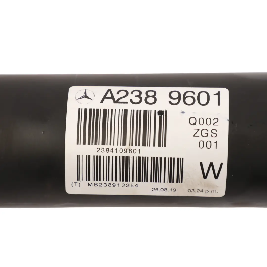 Propshaft Drive Prop Shaft OM656 Automatic to Mercedes W238 Rear with Part number A2384109601 Mercedes W238 Rear Propshaft Drive Prop Shaft OM656 Automatic - SKU A2384109601 - Part number A2384109601
