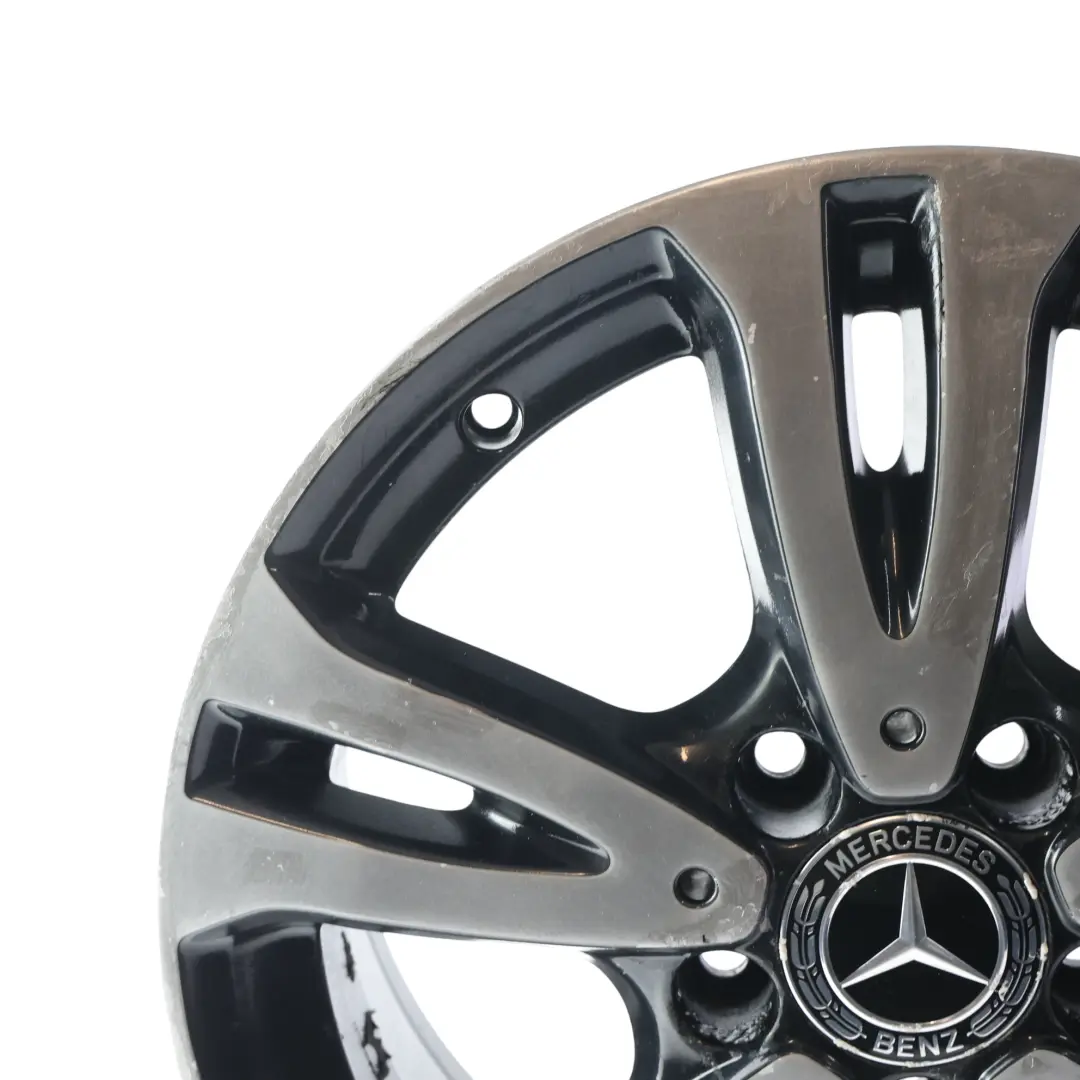 Alloy Wheel Rim 16" ET:49 6,5J 5 Double Spoke to Mercedes W176 W246 with Part number A2464010000 Mercedes W176 W246 Alloy Wheel Rim 16" ET:49 6,5J 5 Double Spoke - SKU A2464010000 - Part number A2464010000