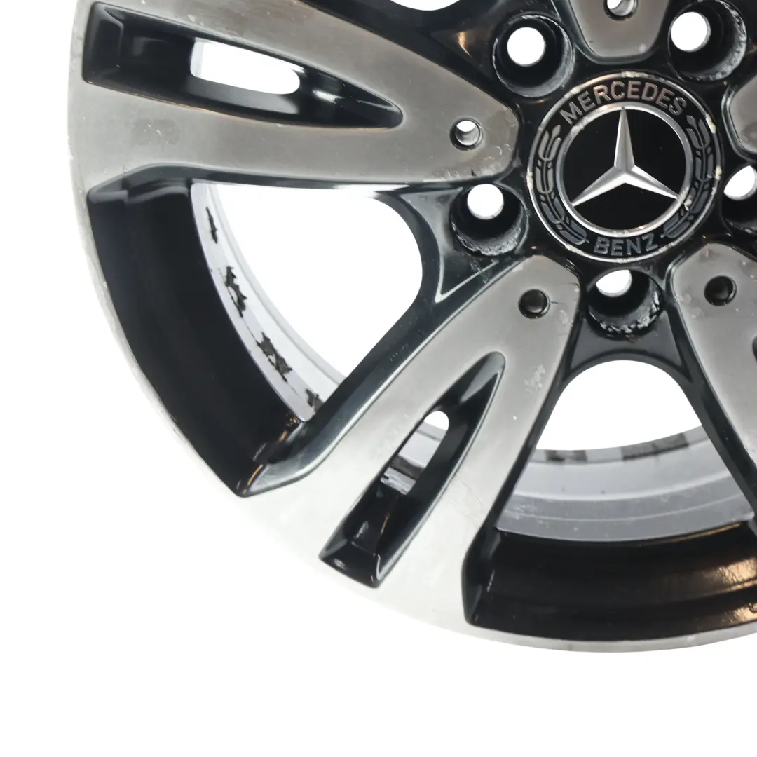 Alloy Wheel Rim 16" ET:49 6,5J 5 Double Spoke to Mercedes W176 W246 with Part number A2464010000 Mercedes W176 W246 Alloy Wheel Rim 16" ET:49 6,5J 5 Double Spoke - SKU A2464010000 - Part number A2464010000