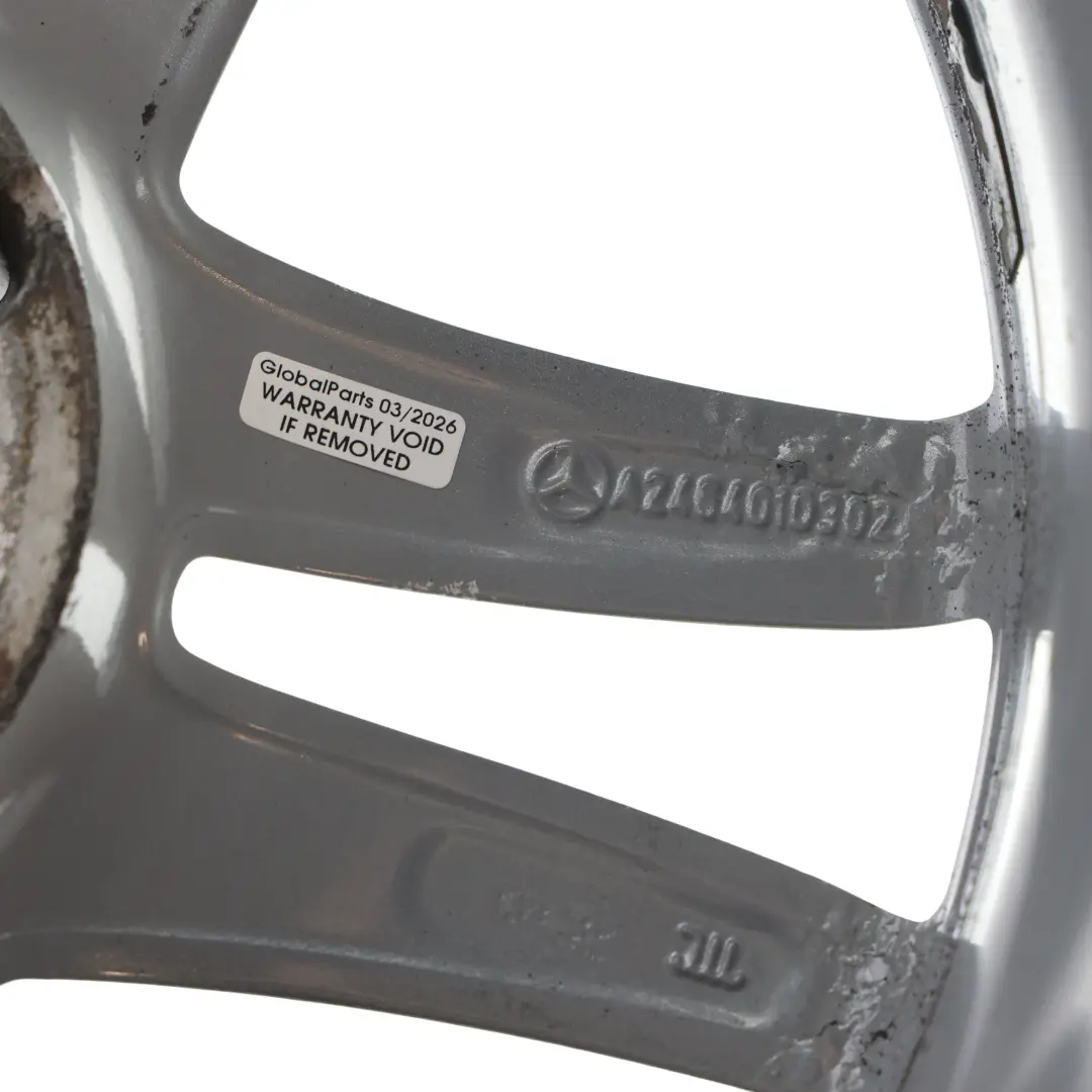 Alloy Rim 17" 5 Double Spoke ET:52.5 7.5J to Mercedes W176 Wheel with Part number A2464010302 Mercedes W176 Wheel Alloy Rim 17" 5 Double Spoke ET:52.5 7.5J - SKU A2464010302-3 - Part number A2464010302