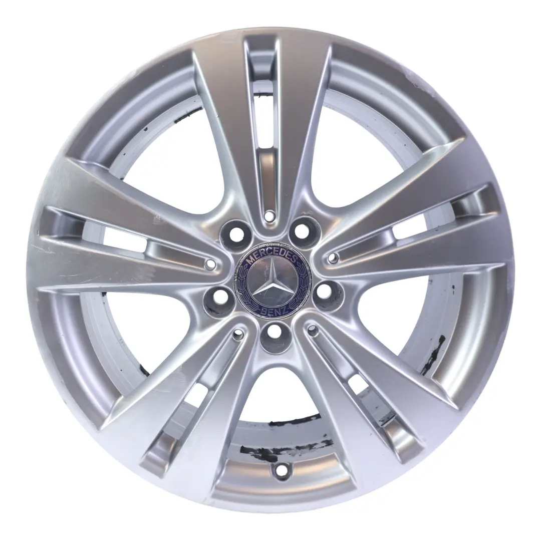 Mercedes B W176 W246 Llanta De aleacion plateada 17" 7,5J ET:52,5 - SKU A2464011400-1 - Número de pieza A2464011400